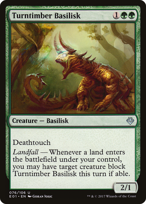 Turntimber Basilisk (AC2-076) - uncommon
