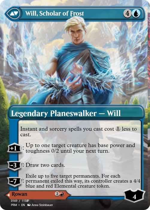 Rowan, Scholar of Sparks // Will, Scholar of Frost (PRM-90308) - mythic