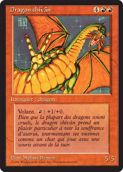 Shivan Dragon (FBB-177) - rare