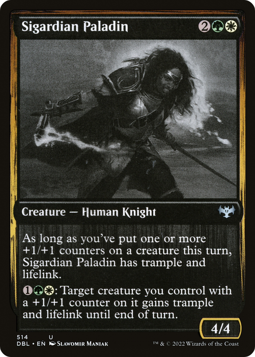Sigardian Paladin (DBL-514) - uncommon - Foil