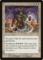 Ancestral Tribute (ODY-002) - rare: (tombstone)