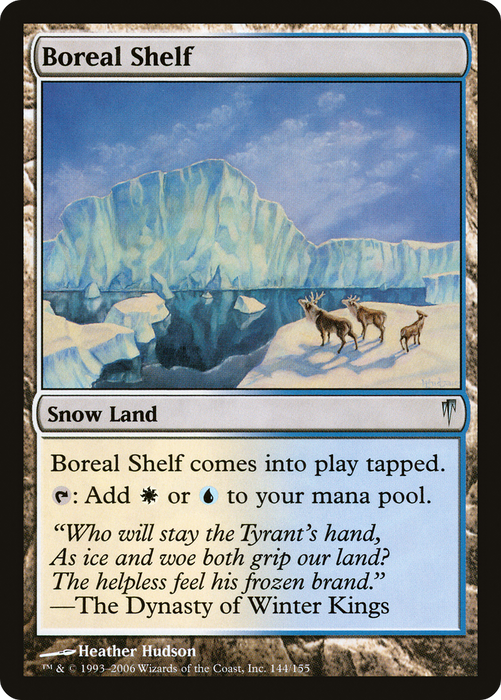 Boreal Shelf (CSP-144) - uncommon - Foil