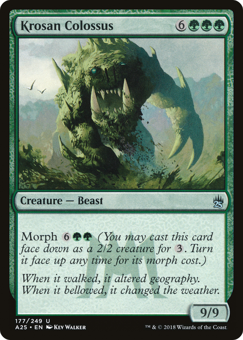 Krosan Colossus (A25-177) - uncommon - Foil