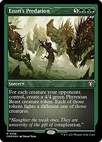 Ezuri's Predation (CMM-558) - rare - Etched Foil
