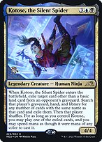 Kotose, the Silent Spider (PRE-228S) - rare - Foil