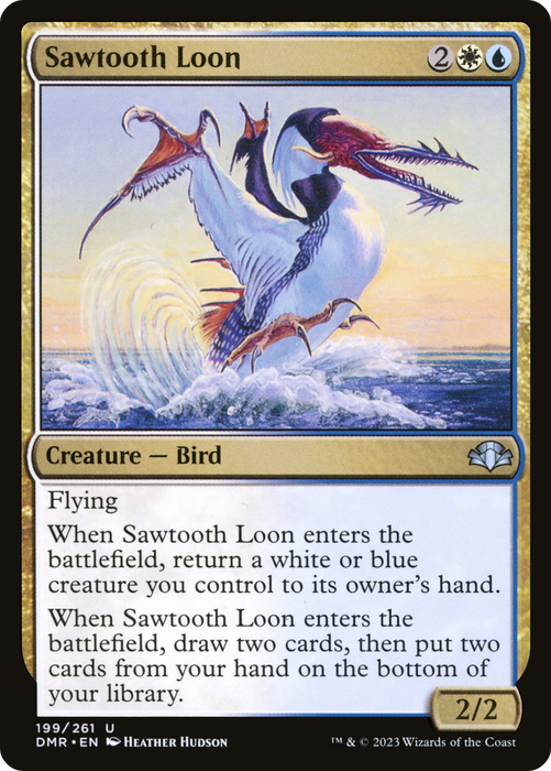 Sawtooth Loon (DMR-199) - uncommon - Foil
