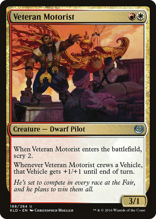 Veteran Motorist (KLD-188) - uncommon - Foil