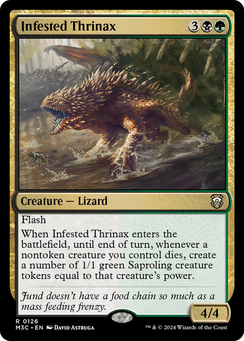 Infested Thrinax (M3C-126) - rare