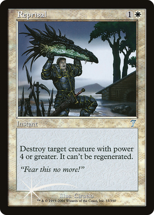 Reprisal (7ED-33★) - uncommon - Foil