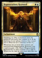 Regenerations Restored (WHO-151) - rare