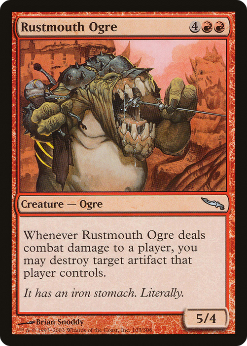 Rustmouth Ogre (MRD-103) - uncommon - Foil