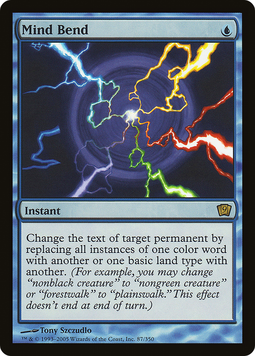 Mind Bend (9ED-87★) - rare - Foil
