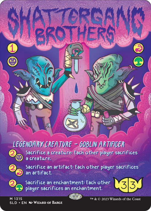 Shattergang Brothers (SLD-1315) - mythic (Borderless)