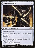Darksteel Plate (2X2-304) - rare - Foil