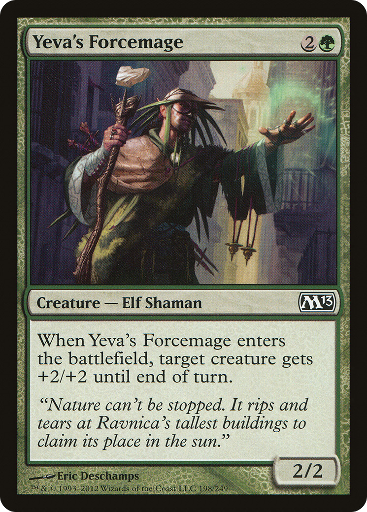 Yeva's Forcemage (M13-198) - common - Foil