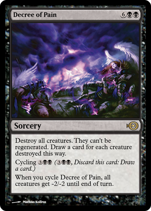 Decree of Pain (PRM-47985) - rare - Foil