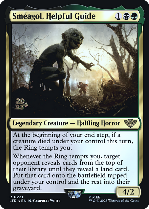 Sméagol, Helpful Guide (PRE-231S) - rare - Foil