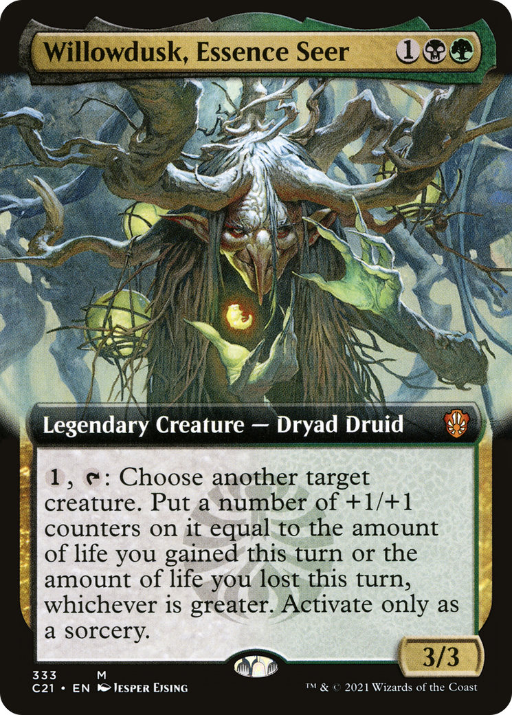 Willowdusk, Essence Seer (C21-333) - mythic: (Extended Art)