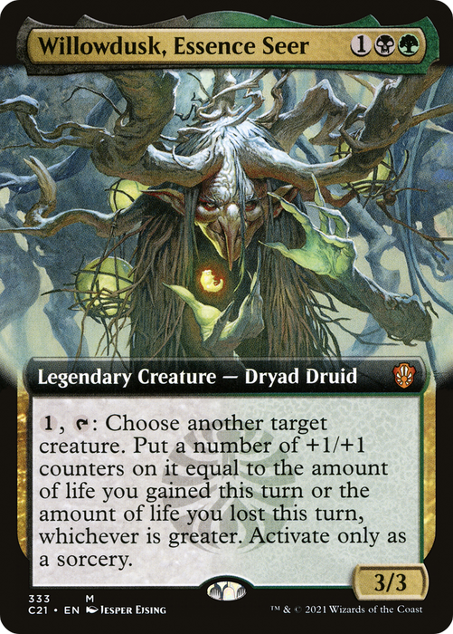 Willowdusk, Essence Seer (C21-333) - mythic: (Extended Art)