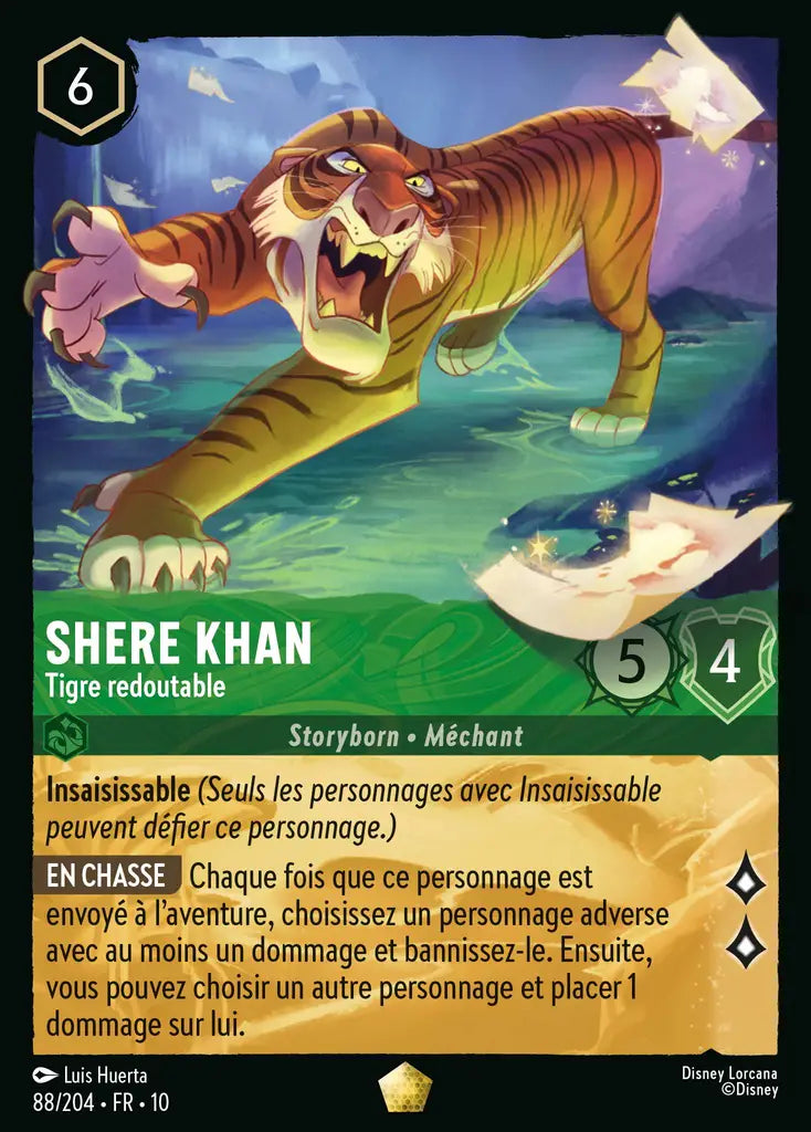 Shere Khan - Tigre redoutable (88/204) - LDLP - Légendaire - Cold Foil
