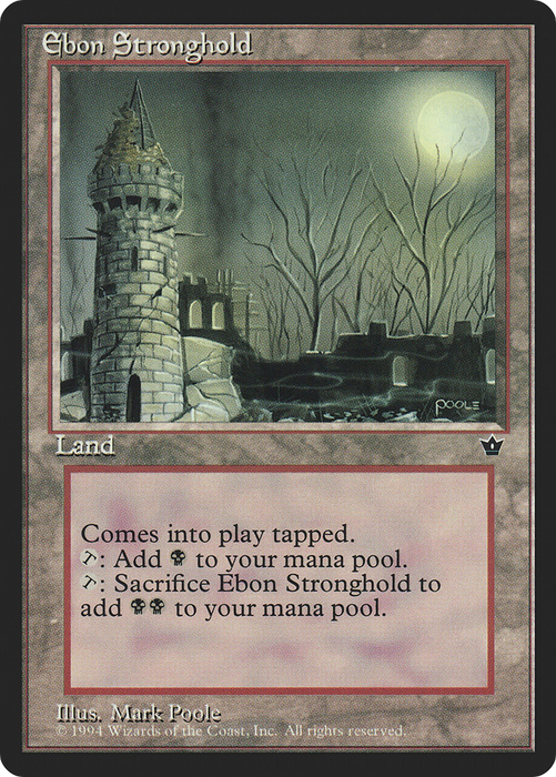 Ebon Stronghold (FEM-095) - uncommon