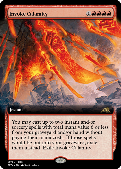 Invoke Calamity (PRM-98005) - rare - Foil
