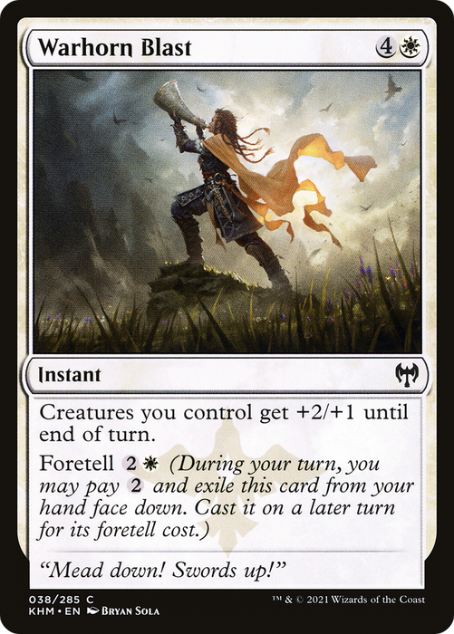 Warhorn Blast (KHM-038) - common
