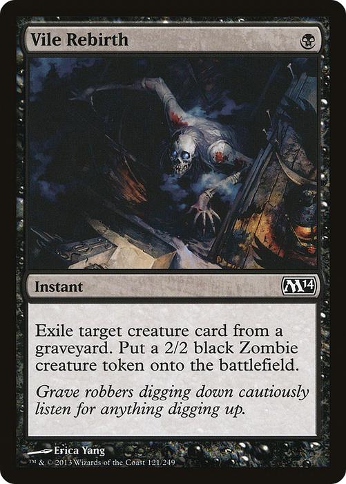 Vile Rebirth (M14-121) - common - Foil