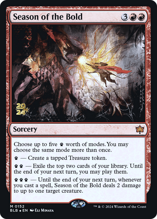 Season of the Bold (PRE-152S) - mythic - Foil