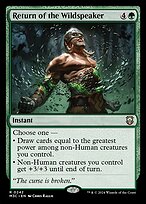 Return of the Wildspeaker (M3C-242) - rare