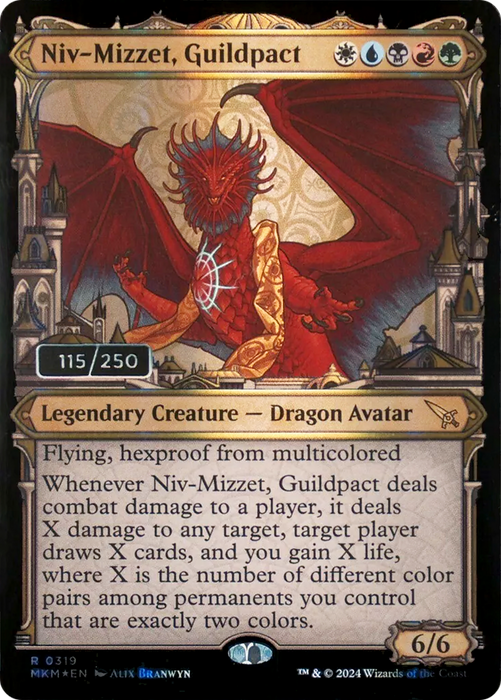 Niv-Mizzet, Guildpact (MKM-319Z) - rare - Foil