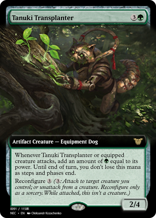 Tanuki Transplanter (PRM-98045) - rare - Foil