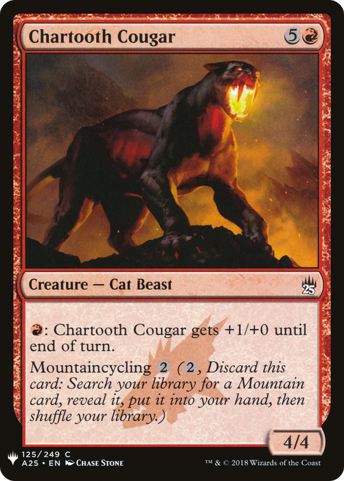 Chartooth Cougar (LIST-A25-125) - common