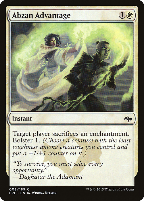 Abzan Advantage (FRF-002) - common - Foil