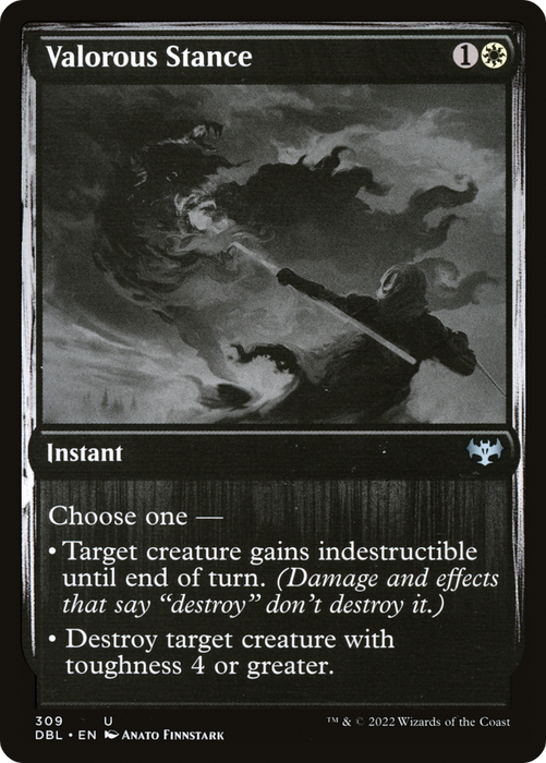 Valorous Stance (DBL-309) - uncommon - Foil