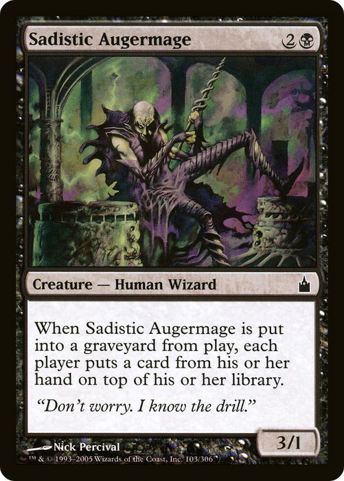 Sadistic Augermage (RAV-103) - common - Foil