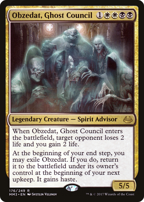 Obzedat, Ghost Council (MM3-176) - rare - Foil