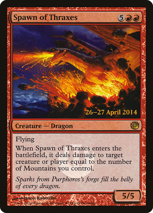 Spawn of Thraxes (PRE-112★) - rare - Foil
