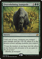 Overwhelming Stampede (MM2-153) - rare - Foil