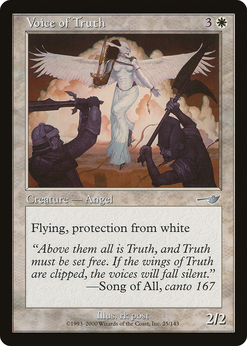 Voice of Truth (NMS-025) - uncommon - Foil