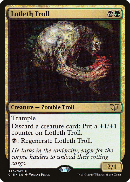 Lotleth Troll (C15-226) - rare