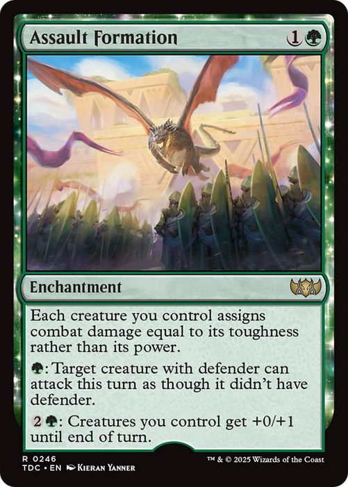 Assault Formation (TDC-246) - rare: (enchantment)