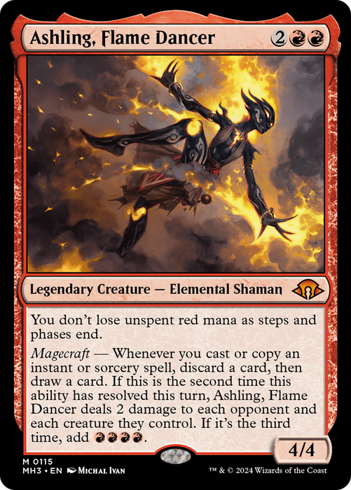 Ashling, Flame Dancer (MH3-115) - mythic - Foil