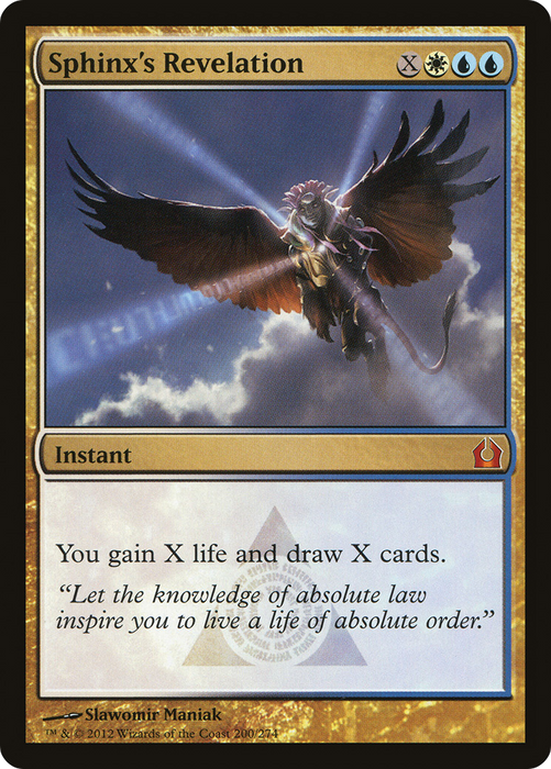 Sphinx's Revelation (RTR-200) - mythic