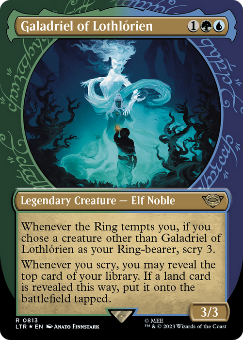 Galadriel of Lothlórien (LTR-813) - rare: (Showcase) (Borderless) - Foil