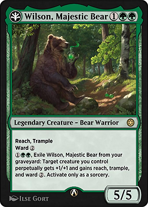 Wilson, Majestic Bear (HBG-19G) - rare