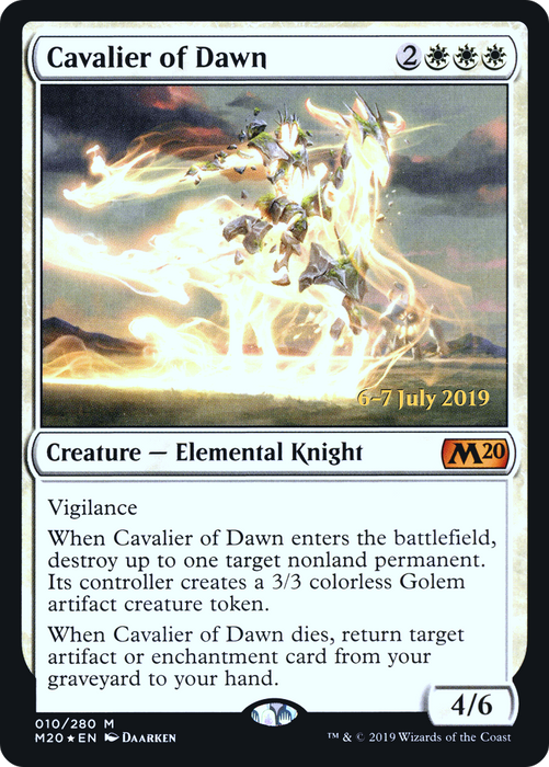 Cavalier of Dawn (PRE-10S) - mythic - Foil