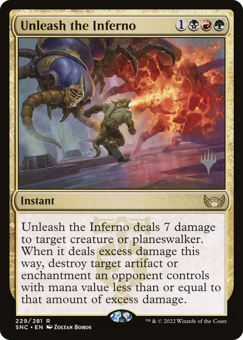 Unleash the Inferno (PPSNC-229P) - rare - Foil