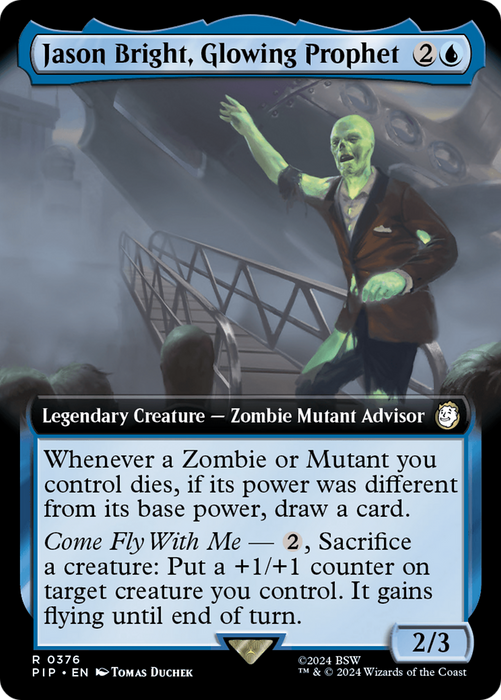 Jason Bright, Glowing Prophet (PIP-376) - rare: (Extended Art)