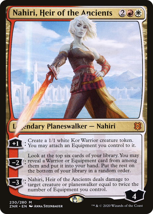 Nahiri, Heir of the Ancients (ZNR-230) - mythic - Foil